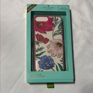 Kate Spade Floral iPhone 7/8 Plus Case - Pink and Blue